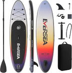 Inflatable Stand-Up Paddle Boards – Available 32"/33"/34" Widths Inflatable Paddle Board with SUP Accessories, Camera Mount, Basic All-Around SUP Board for All Skill Levels, Up to 450lbs