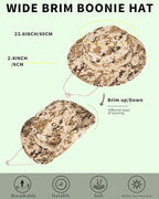 Sun Hats for Men Women Bucket Hat UPF 50+ Boonie Hat Foldable UV Protection Hiking Beach Fishing Summer Safari