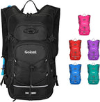 Hydration Backpack,Lightweight Hiking Backpack with 2L Water Bladder,Water Backpack for Biking, Running, Festival