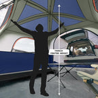 UNP SUV Tent for Camping, 6-Person SUV Tailgate Tent - Easy Set Up with Rainfly, 10'x9'x78in(H)