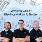 iSpring US31 Classic 3-Stage Under Sink Water Filtration System for Drinking, Tankless, High Capacity, Sediment + GAC + Carbon
