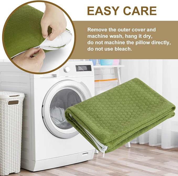 Ivellow Memory Foam Travel Pillow Compressible Camping Pillow for Sleeping Shredded Memory Foam Pillow Compact Firm Supportive Small Pillow for Adults Kids Outdoor Backpacking Hiking Essential Gear-S