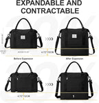Travel Duffel Bag, Sports Tote Gym Bag, Shoulder Weekender Overnight Bag for Women