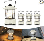 Consciot CL1 Mini Dual Light Sources LED Lantern, Retro Style Battery Powered Lamp, Dimmable Warm White and Daylight Modes, Up to 200H Run Time, Portable Atmosphere Lights for Indoor & Outdoor Use