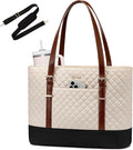 LOVEVOOK Laptop Bag for Women, 15.6 Inch Work Tote Computer Bag With Large Cup Holder, Lightweight Large Laptop Briefcase for Travel, Bussiness, Teacher