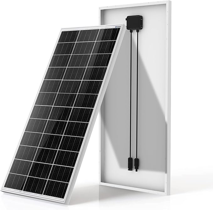 ECO-WORTHY 195 Watt Solar Panel 12 Volt Monocrystalline Solar Panel High Efficiency PV Module Power Charger for Sunsheds, Canopies, RVs, Farms and Other Off-Grid Applications