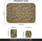 LOOGU Camo Blanket Waterproof Insulation Poncho Liner for Outdoor Camping, Hiking, Hunting, Survival, Backpacking, Picnicking