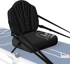 Inflatable SUP Seat with Backrest - Premium Paddle Board Chair for Surfboard, Kayak & Boat, Comfortable Blow Up Seat for Adults & Kids, Lightweight SUP Accessories for Versatile Use