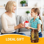 Solar Lanterns Outdoor Waterproof Lion Garden Decorations Gifts for Women Gifts for Mom Grandma Birthday Gifts Hanging Solar Lanterns Outdoor for Garden Decoration, Patio, Lawn, Pathway