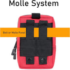 2 Pack Molle Pouches - Tactical Compact Water-Resistant EDC Pouch