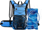 Hydration Backpack Hiking Backpack with Water Bladder Lightweight Insulation Hydration Pack Water Backpack for Hiking Cycling Running Festival Camping for Men Women