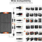 N-Type 16BB 100W Portable Solar Panel 18V ETFE Portable Foldable Solar Charger NextGen 25% High Conversion Folding Solar Panel for Camping Outdoor RV