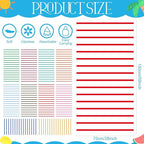 EBOOT 10 Pack Oversized Beach Towel Set Extra Large Pool Towels Microfiber Quick Dry Swim Blanket for Adult Women Men Face Hand Body Bath Travel Pool(Mixed Color,28 x 59 Inch,Classic Stripe)