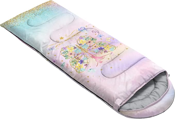 BSNTHO Camping Sleeping Bags,3 Season Warm & Cool Weather,Lightweight,Waterproof Sleeping Bags for Adults & Kids,Traveling,and Outdoors,Camping Gear Equipment