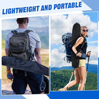 Huwena 10 Pack Folding Camping Chairs Bulk with Cupholder Carry Bags Lightweight Camp Chairs Collapsible Portable Outdoor Lawn Chair for Picnic, Beach, Outside