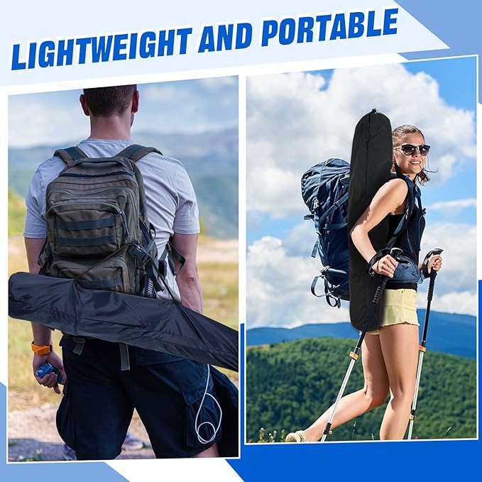 Huwena 10 Pack Folding Camping Chairs Bulk with Cupholder Carry Bags Lightweight Camp Chairs Collapsible Portable Outdoor Lawn Chair for Picnic, Beach, Outside