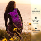 Everfun Hydration Backpack 18L with Water Bladder 2L/3L Hiking Water Backpack Women Men Hydration Pack Insulated Lightweight Day Hydropack with Storage for Hiking, Biking, Running, Festival