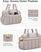 oscaurt Gym Bag for Women Lightweight Duffle Bag for Travel with Toiletry Pouch Water Resistant Carry On Weekender Overnight Duffel