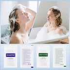 Travel Size Body Wash and Shampoo Bulk,Refreshing White Tea Scent,0.35 fl oz,Individually Wrapped Mini Shower Gel Shampoo Hygiene Kits for Travel/On The Go/Homeless Care/Hotel Guests(Pack of 20)
