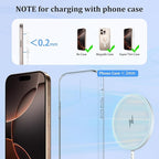 10FT Magnetic Wireless iPhone Charger 2Pack for Apple Magsafe Charger, Fast Mag Safe Charging iPhone Wireless Charger, Long Pad for iPhone 17 Pro Max/Air/17 Pro/16e/16 Pro/15/14/13/12/AirPods4/3/Pro3