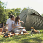 Ultralight 2/3/4 Person Backpacking Tent - Waterproof, 2 Doors, Easy Setup