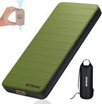 Self-Inflating Memory Foam Sleeping Pad - Single Pad, Built-in Pump, R-Value 13, 78''x29''x4'', Fast Inflation & Deflation, 4-Season Camping Mattress for Outdoor Adventures