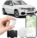 Car Tracker Device Hidden,GPS Tracker for Vehicles,Mini Hidden Car Tracker Work with Find My (iOS Only) Real-Time GPS Tracking with Magnetic Case,No Monthly Fee for Car/Person/Pet/Items