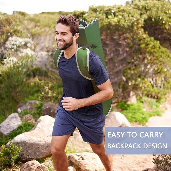 PLKO Camping Chairs with Canopy, Portable Quad Lawn Chair for Adults, Folding Recliner Chair with Cup Holder Outdoor Events and Shade- Support 330 LBS