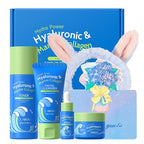 LAIKOU Hydra Power Skin Care - Marine Collagen Skin Care Set - Gift Set for Women with Facial Cleanser, Serum, Toner, Cream, Headband and Greeting Card - Mother's Day, Christmas - Skincare Gift Set