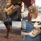 My Medic MyFak Mini Pro First Aid Kit - Small and Lightweight for Camping Hiking and Backpacking - 70 Items IFAK with Tourniquet - HSA/FSA Great for Travel - Coyote