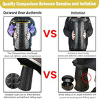 Upgraded Folding Stool Collapsible Portable Chairs Sturdy Heavy Duty 550lbs Load Capacity Telescopic Stool for Camping Travel Hiking (Yellow)