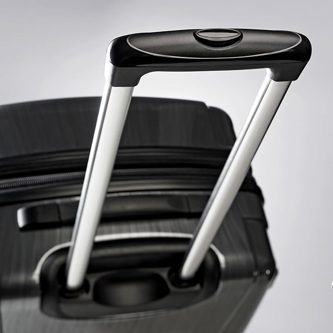 Samsonite Winfield 2 - 20-Inch Hardside Luggage with 360° Spinner Wheels, TSA Lock, Airline Approved - Charcoal