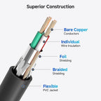 Cable Matters USB Printer Cable - 6ft, USB A to B Cable, Compatible with Printer, External Hard Drive, Audio Interface, Scanner, MIDI Controller, MIDI Keyboard, Black