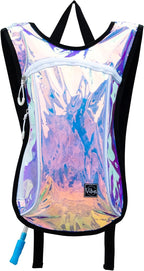 Vibe Festival Gear Hydration Pack Backpack with 2L Water Bladder for Women, Men, Teens, Kids - Hydropack Hydro Sports, Outdoor, Running, Camping, Hiking, Festivals, Raves