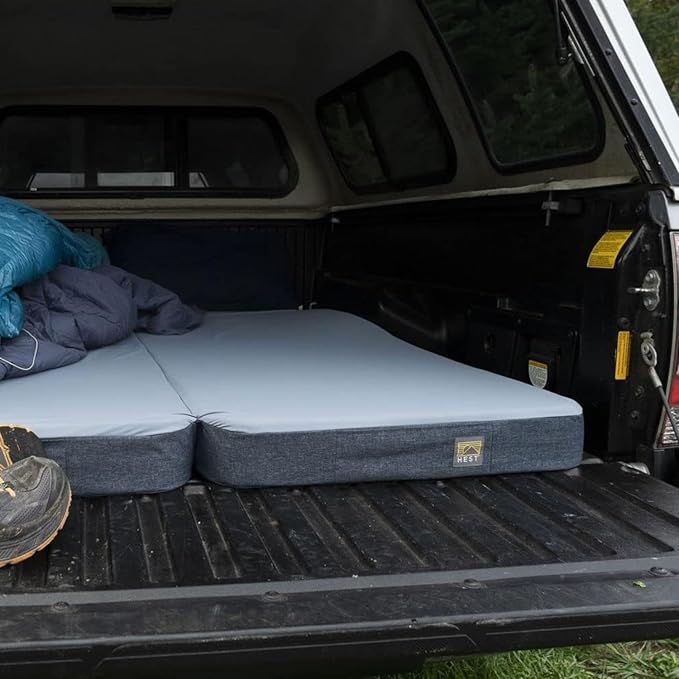 HEST Dually - Portable Camping Mattress, Enhanced Memory Foam, Double Mattress, Sleeps Two