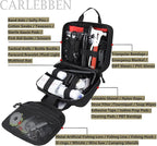 Carlebben Survival Kit Camping kit First Aid Kit Emergency Bugout Bag Gifts for Men Tactical Gear Accessories Molle Attachments Military