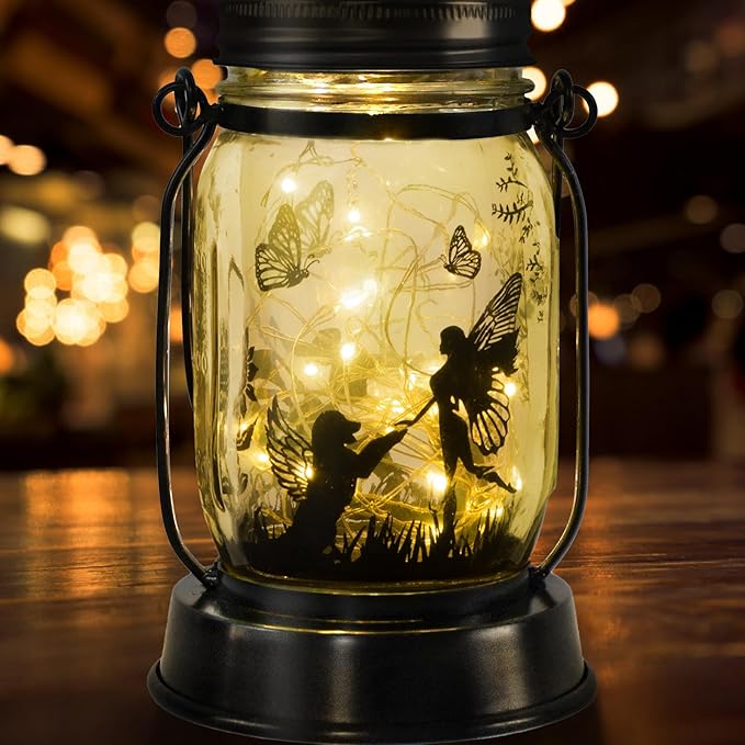 kyoryuger Dog Solar Lanterns, Dog Gifts for Women Mom Grandma, Christmas Dog Mom Gifts, Unique Birthday Gifts for Dog Lovers, Garden Decoration Outside for Yard, Patio,Backyard,Porch