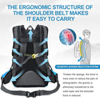 INOXTO lightweight Hiking Backpack 35L/40L Hiking Daypack with Waterproof Rain Cover for Travel Camping Outdoor Men and Women