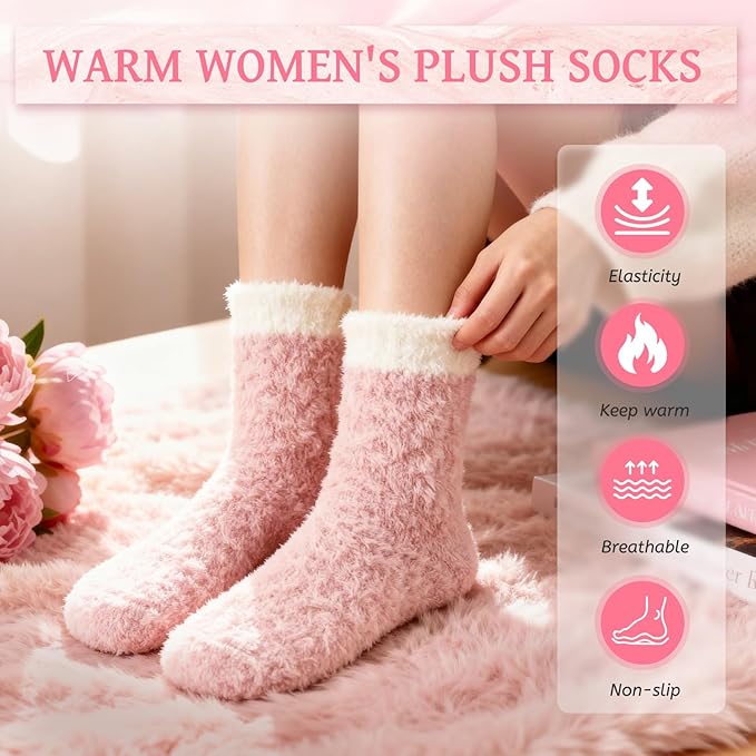 Mini Spa Kit for Girls – Teen Girl Gifts Trendy Stuff Pink Self-Care Box w/Eye Mask, Plush Spa Headband, Fuzzy Socks & Hair Claw, Cute Comfort Party Gifts