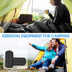 Macarrie 6 Pack Camping Sleeping Bags Bulk for Adults, 4 Season Cold Weather Sleeping Bag with Compression Sack Lightweight Waterproof Essential Gear for Backpacking Hiking Travel