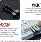 Hanke 20 Inch Carry On Luggage Hard Shell Suitcases with Wheels Luggage Suitcase Travel Luggage for Women Men Rolling Luggage Bags for Business Trip Weekender-Grey