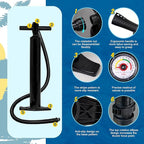 FunWater Inflatable Stand Up Paddle Board with Premium SUP Paddleboard Accessories, Anti-Slip EVA Deck, 11'/10'6'' Paddle Boards for Adults & Youth of All Skill Levels