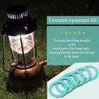 Pangda 12 Pcs Burner Nose Gasket Compatible with Humphrey/Pauli/Mr. Heater Gaslight, High Temperature Durable Replacement Burner Nose Seal