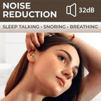 Peace&Quiet PQ Sleeping Ear Plugs Silicone - 30 Wax Moldable EarPlugs for Sleeping Noise Cancelling for Swimming, Sound Blocking Level 32 Db, (30 Silicone Earplugs), Color: Skin Tone
