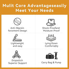 Customized for Tesla Model Y Air Mattress, Drop Stitch Portable Camping Mattress, Comfort Car Sleeping Mat with Manul Air Pump,Storage Bag, Tesla Model Y Accessories