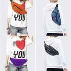 MAXTOP Large Crossbody Fanny Pack with 4-Zipper Pockets,Gifts for Enjoy Sports Festival Workout Traveling Running Casual Hands-Free Wallets Waist Pack Phone Bag Carrying All Phones