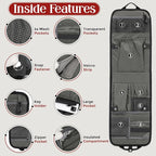 Unisex Foldable Vertical Backpack Organizer Insert for Tote Bag, Carry On, Picnic, Camping - With Pockets & Handle