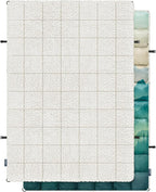 zzlamb Sherpa Puffy Camping Blanket,Packable Outdoor Warm Wearable Fleece Blankets for Cold Weather,Thick Camp Quilt with Sherpa Lining for Sleeping,Traveling,Backpacking,Picnics,Beach,Stadium 52x75in