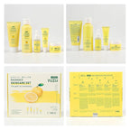 LAIKOU YUZU Skin Care, Skin Care Set with Serum, Cleanser, Toner, Eye Cream, Day & Night Moisturizer for Women Teen Girls Mom Daughter Mother's Day Christmas Birthday Beginner Kit TSA-friendly 5pcs