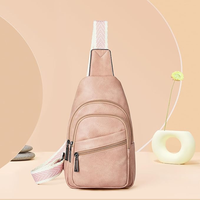 Sling Bag Crossbody Bags for Women Small Cross Body Bag Fanny Packs Chest Sling Purse for Daily Travel Leisure Sport